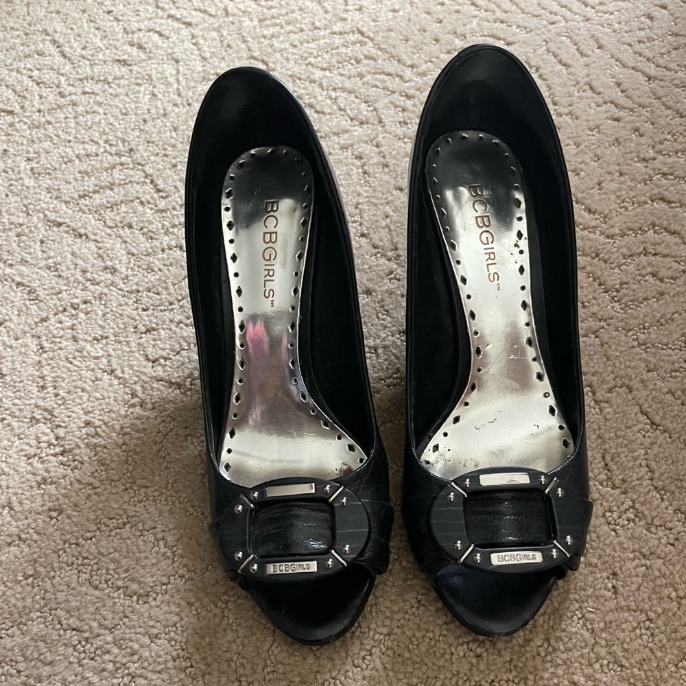 BCBGirls Peep toe Shoes.